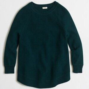 J. Crew Textured Curved Sweater NWT